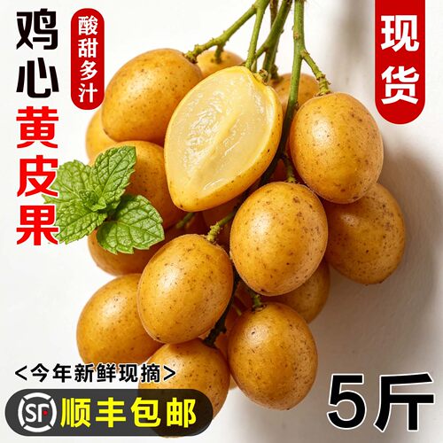 【顺丰/JD】新鲜鸡心黄皮果现摘