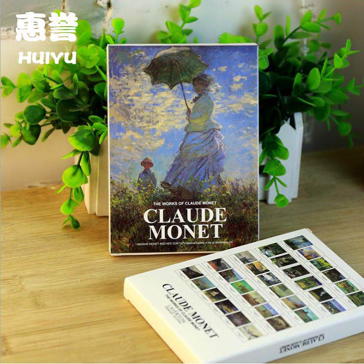现货明信片创意艺术文艺祝福卡片精美盒装插画手绘留言卡贺卡