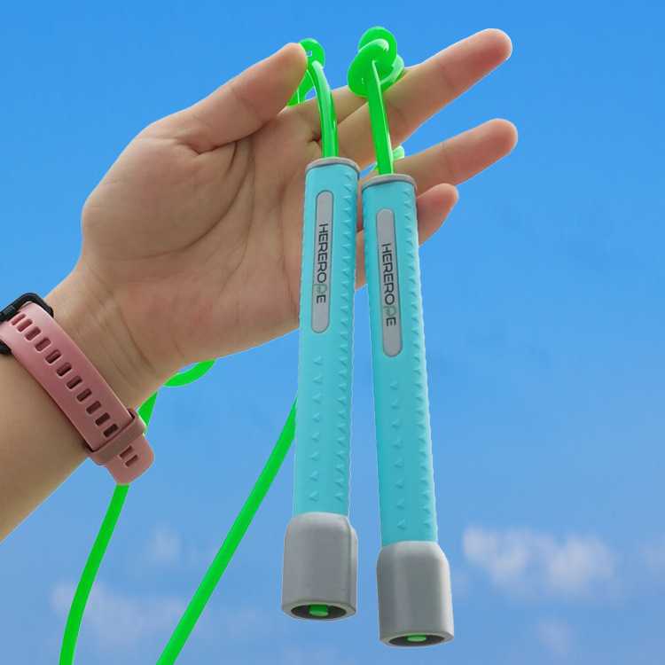 HereRope P50 5毫米 拳击跳绳 硅胶手柄 速度跳绳