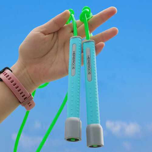 HereRope P50 5毫米 拳击跳绳 硅胶手柄 速度跳绳