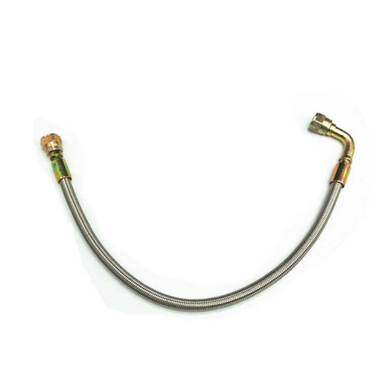 汽车改装涡轮增压器 AN4进排回油管通用型90度接头不锈钢编供油管
