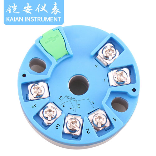 智能一体化温度变送器模块pt100热电阻S E K型热电偶电阻4-20mA