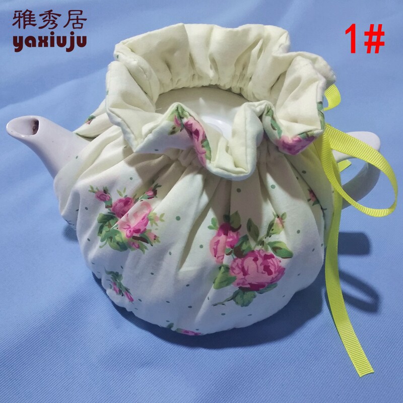 家用茶壶保温套 布艺保暖防尘罩 布艺夹棉防烫手茶壶套