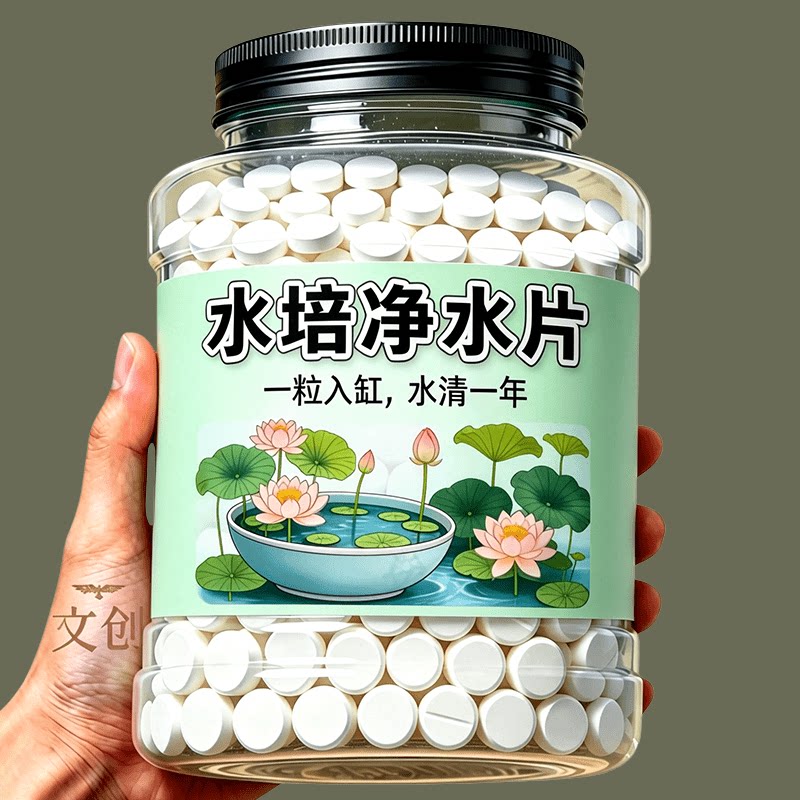 水培植物净水片改善臭水浑水护根生长水培植物花卉碗莲富贵竹通用