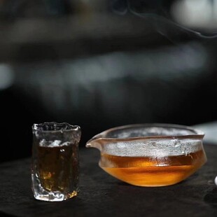 无相佑 全手工琉璃菘風公道杯耐高温复古分茶器加厚职人手作匀杯
