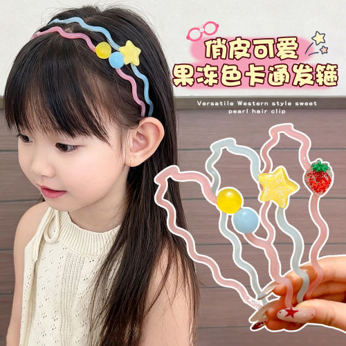儿童防滑不勒头发箍女童刘海碎发整理神器头箍宝宝夏天压发卡发饰