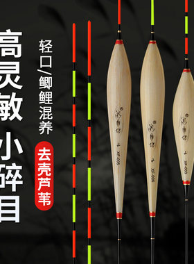 湘坊芦苇浮漂小粹目轻口高灵敏鲫鱼漂加粗醒目黑坑超长流氓行程漂