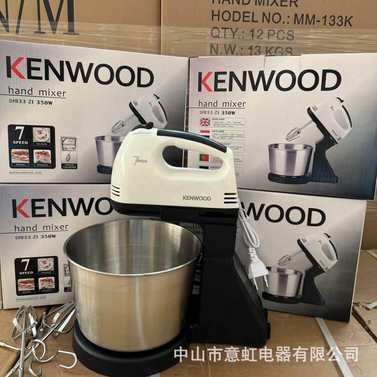 家用电动台式打蛋器 带不锈钢桶搅拌搅蛋机 打奶油烘焙蛋糕和面机