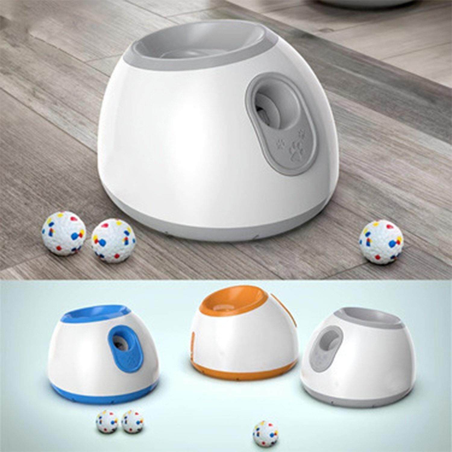 智能宠物抛球器 狗狗玩具自动发球器 三挡可调距离狗狗玩具发射机