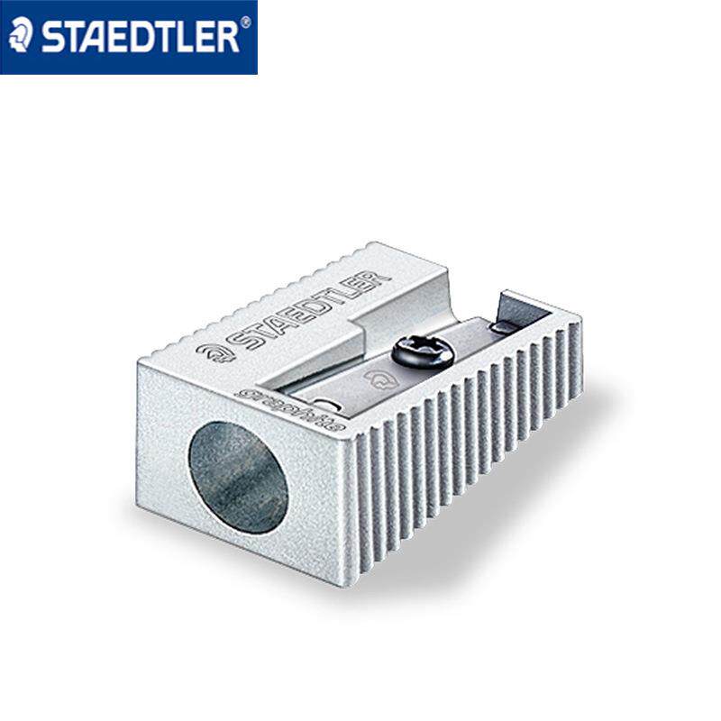 STAEDTLER施德楼 510 10 金属孔卷笔刀全钢制铅笔刀笔刨银色