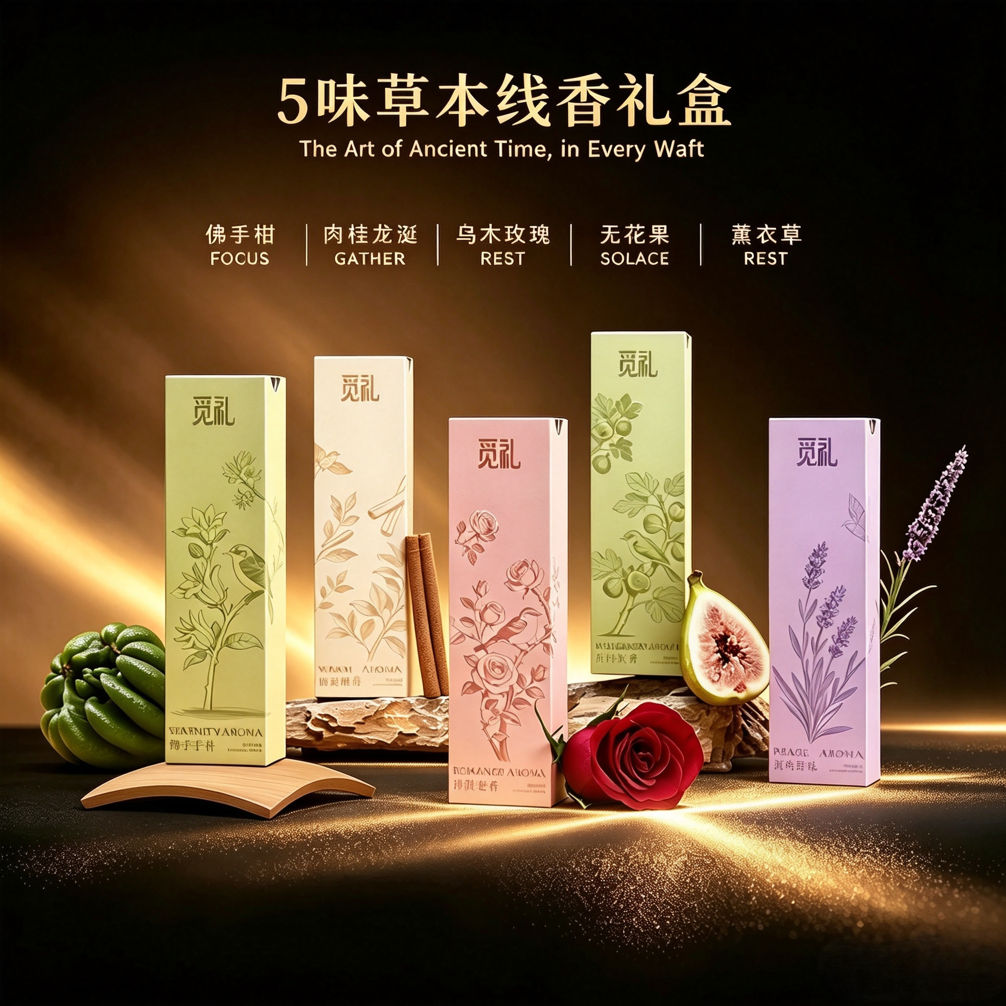 觅礼中式线香新颖高端礼物图片