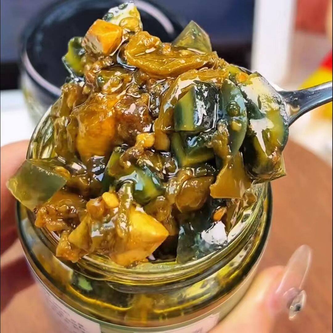 【特价抢3瓶】皮蛋烧椒酱农家手工拌饭酱拌面拌饭家庭下饭酱拌饭