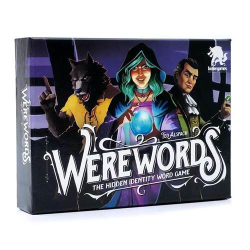 英文版Werewolf devious小白狼休闲益智桌游卡牌狼人系列