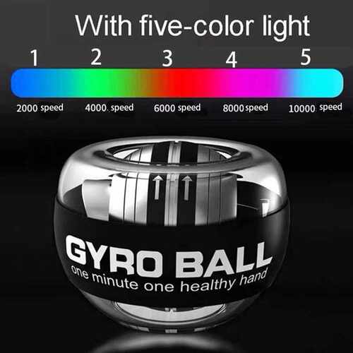 厂价供应健身腕力器发光陀螺儿童健身玩具握力球wrist powerball