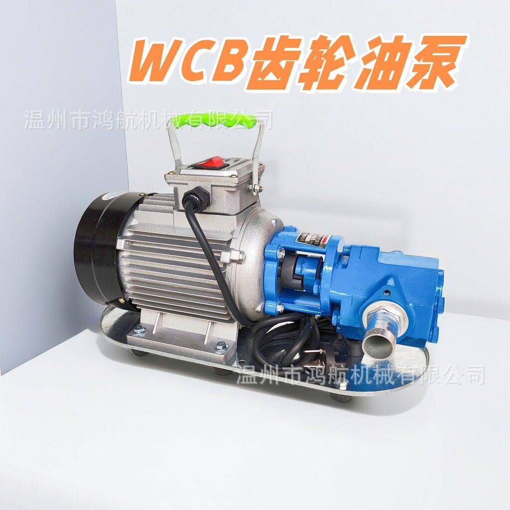 WCB齿轮油泵220V柴油机油食用油液压油润滑油380大流量自吸抽油泵