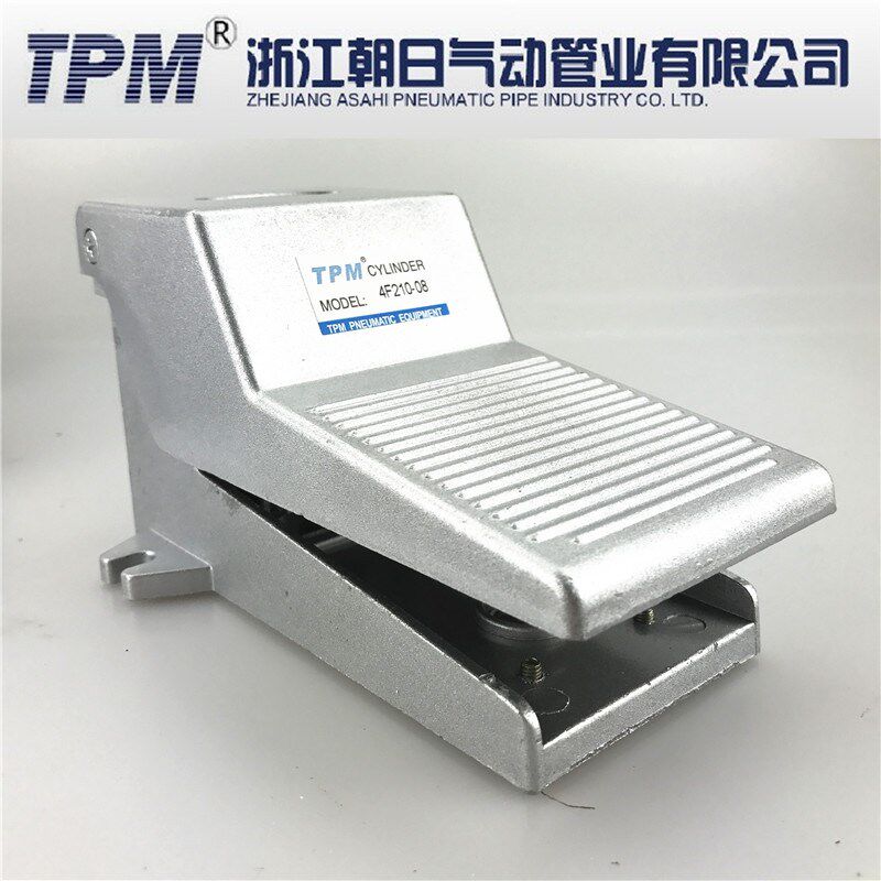 TPM朝日气动4F210-08二位五通脚踏阀FV320电磁阀K25R7-08自锁FV02