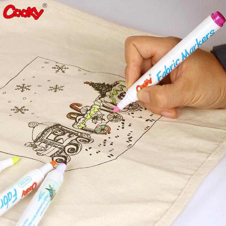 780#布料涂色笔 doodle marker 纺织记号笔涂鸦笔 fabric marker
