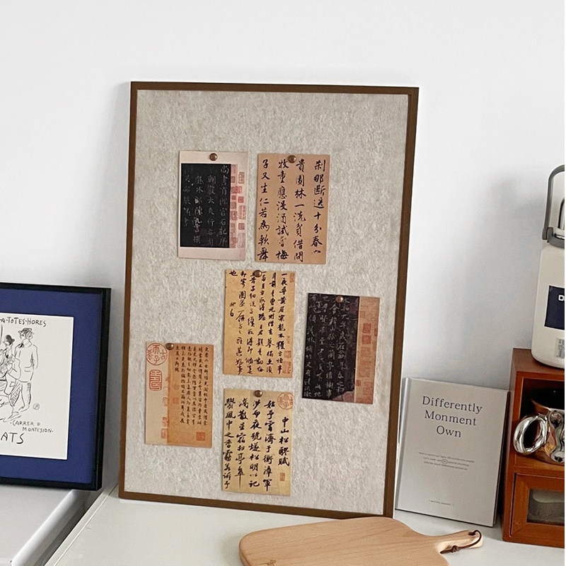 毛毡墙贴自粘班级文化墙书法作品展示毛笔字帖字体贴画羊毛毡墙贴