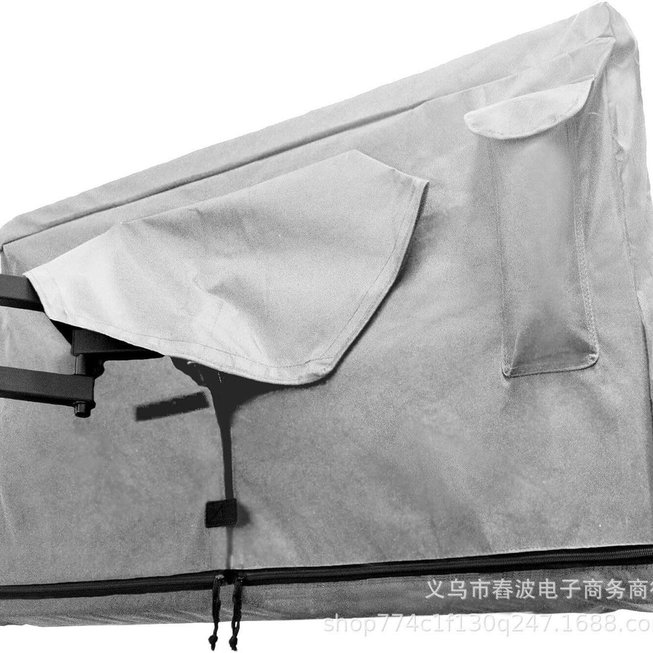 600D户外电视机重型防水保护罩平板外部屏幕带拉链防风防雨防尘盖