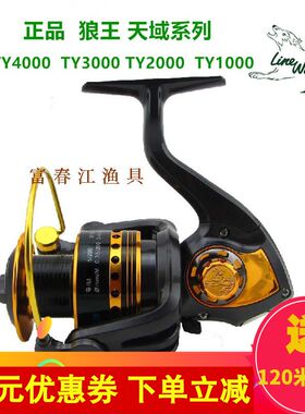 狼王天域前卸力新款TY40全金属11轴承纺车轮钓鱼线轮海竿鱼远投轮