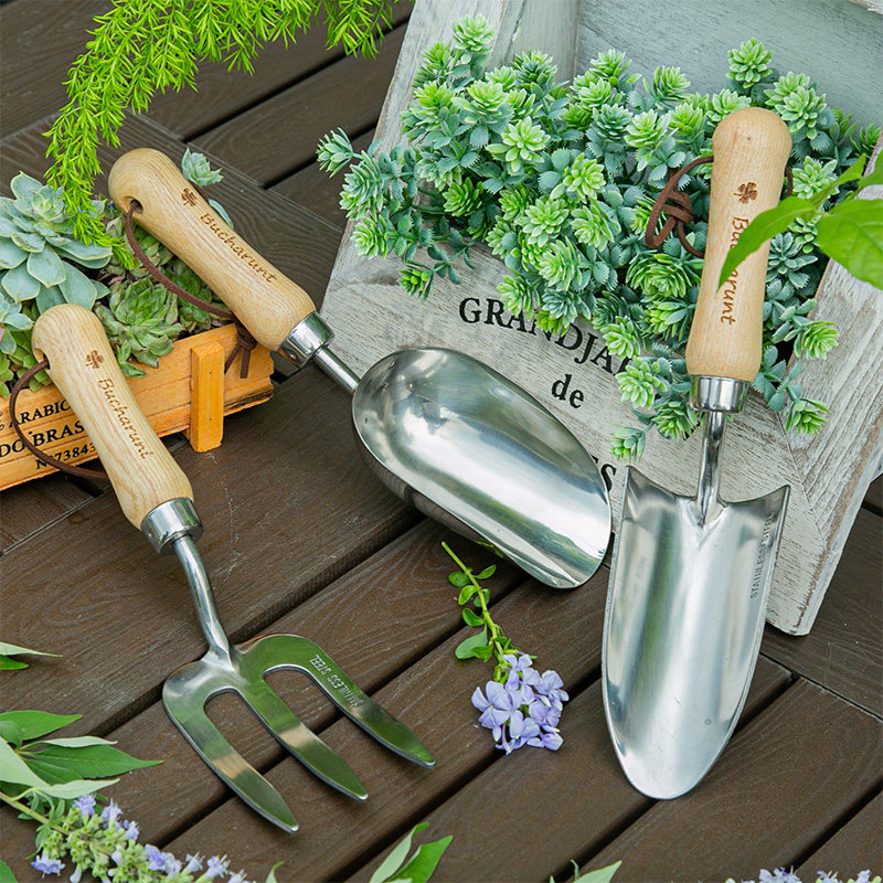 不锈钢家庭园艺铲养花种花种植工具铲土松土翻土修枝剪修剪花艺
