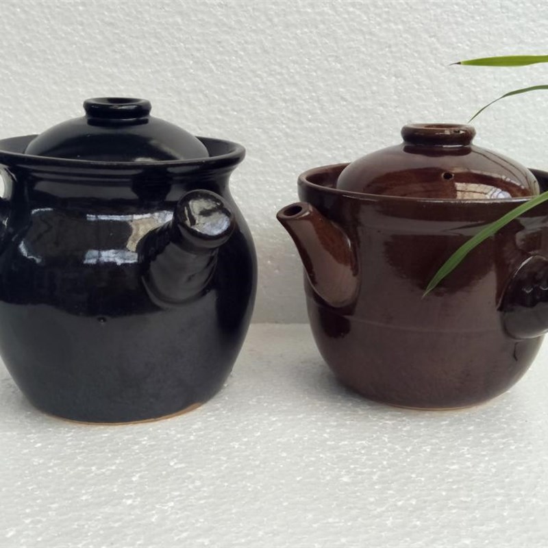 2019明火煎药药壶熬药炖药砂锅家用中医陶瓷瓦罐药煲药罐煲汤药壶