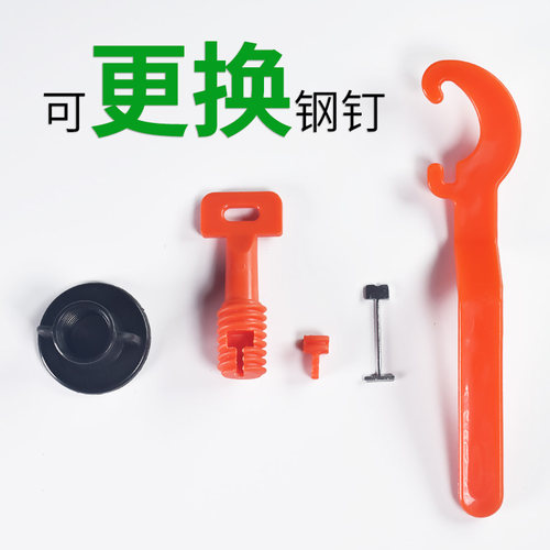 瓦工铺贴瓷砖找平器可换钢针能替换钢钉反复循环使用圆针多次用