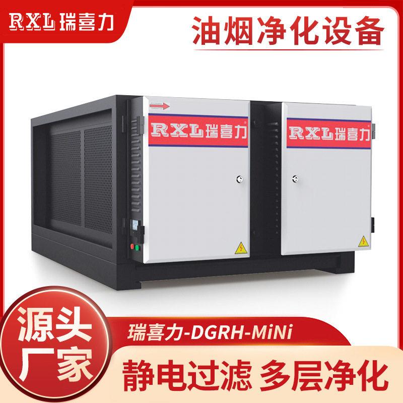 DGRH迷你型餐饮厨房饭店商用低空油烟过滤设备油烟处理净化设备