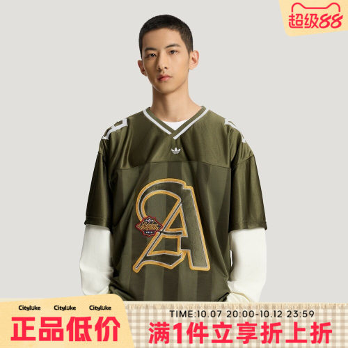 adidas阿迪达斯三叶草男子运动休闲长袖T恤KS5329