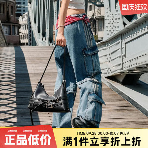 adidas阿迪达斯三叶草女子秋2-1 PANT D运动休闲长裤KQ6479