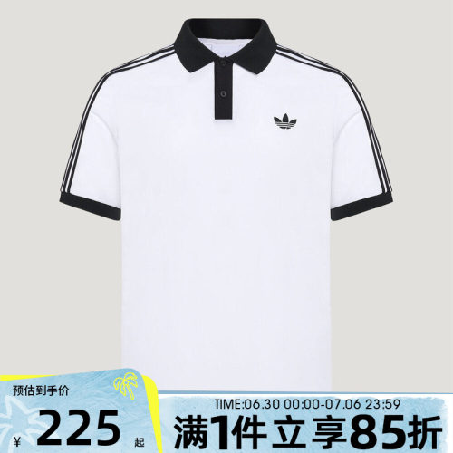 adidas阿迪达斯三叶草男秋CLASSICS经典POLO衫运动短袖T恤LG4965