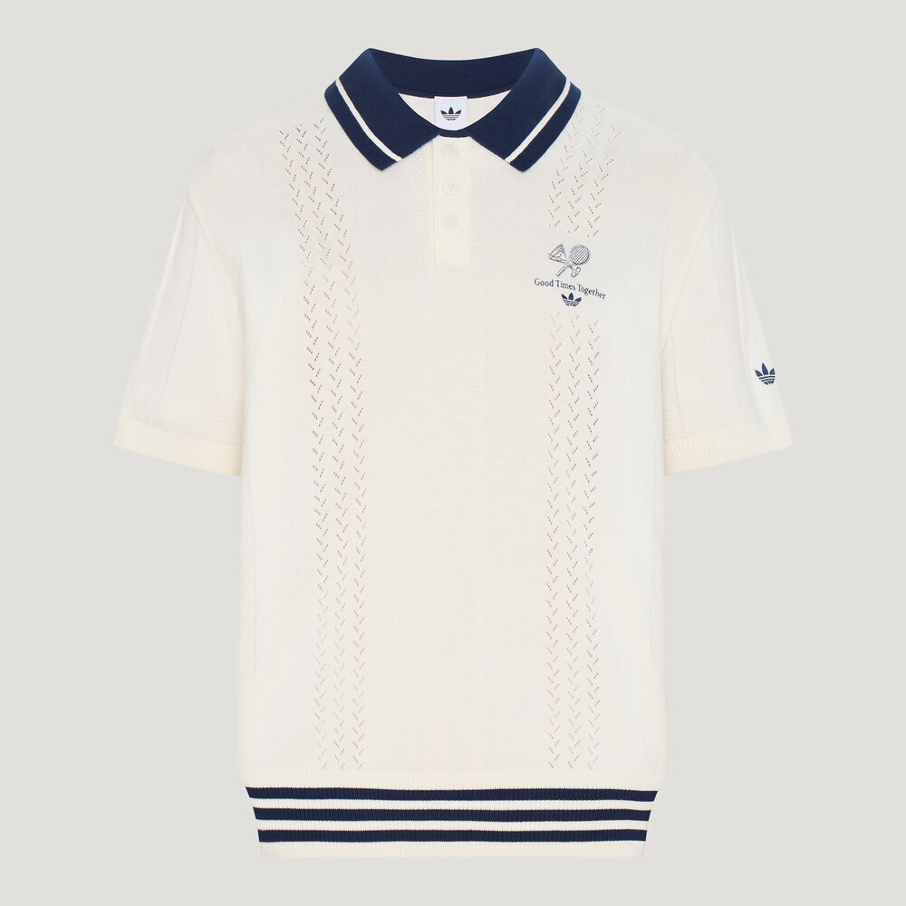 adidas三叶草男夏POLO休闲短T恤