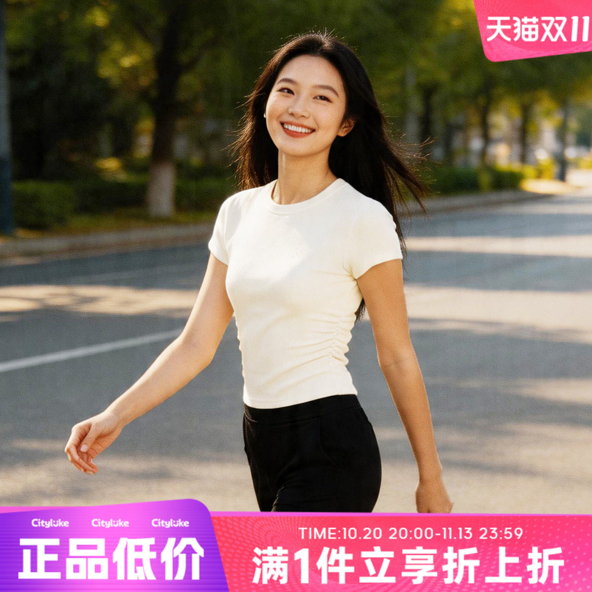 adidas阿迪达斯女子秋SFL SS TEE运动休闲短袖T恤KR7577