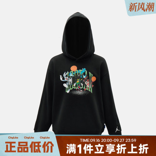 NIKE耐克大童冬运动休闲套头衫卫衣JD2642306GS-001