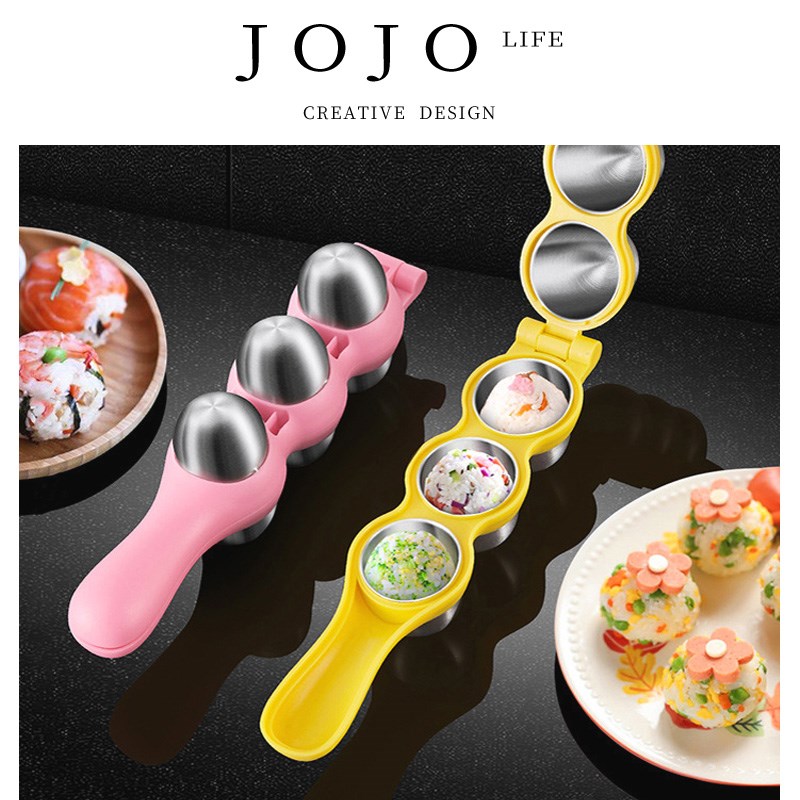 JOJOS L. PD.KACHEEG.304不锈钢饭团摇摇乐辅食寿司模具 深渊