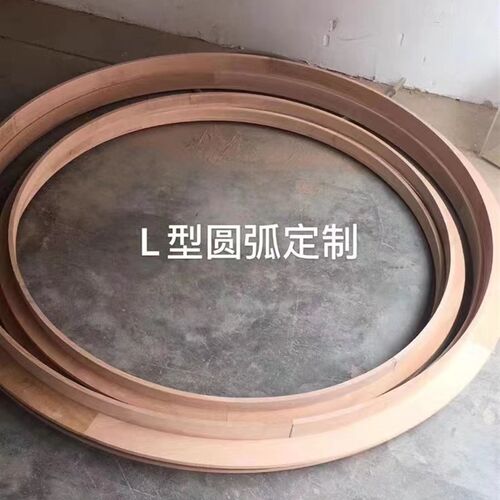 实木线条背景墙弧线 吊顶圆弧异形线条 圆内阴角线弯线门弯线定制