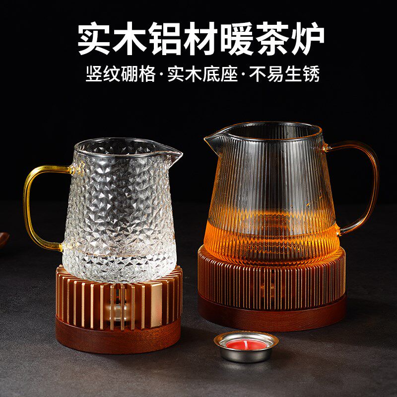 中式暖茶炉茶壶底座蜡烛加热保温温茶器茶壶保温炉座花茶煮茶炉子