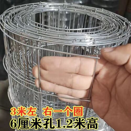 加粗圈玉米铁丝网隔离网钢丝网围栏电焊网鱼塘护坡果园防护围栏网