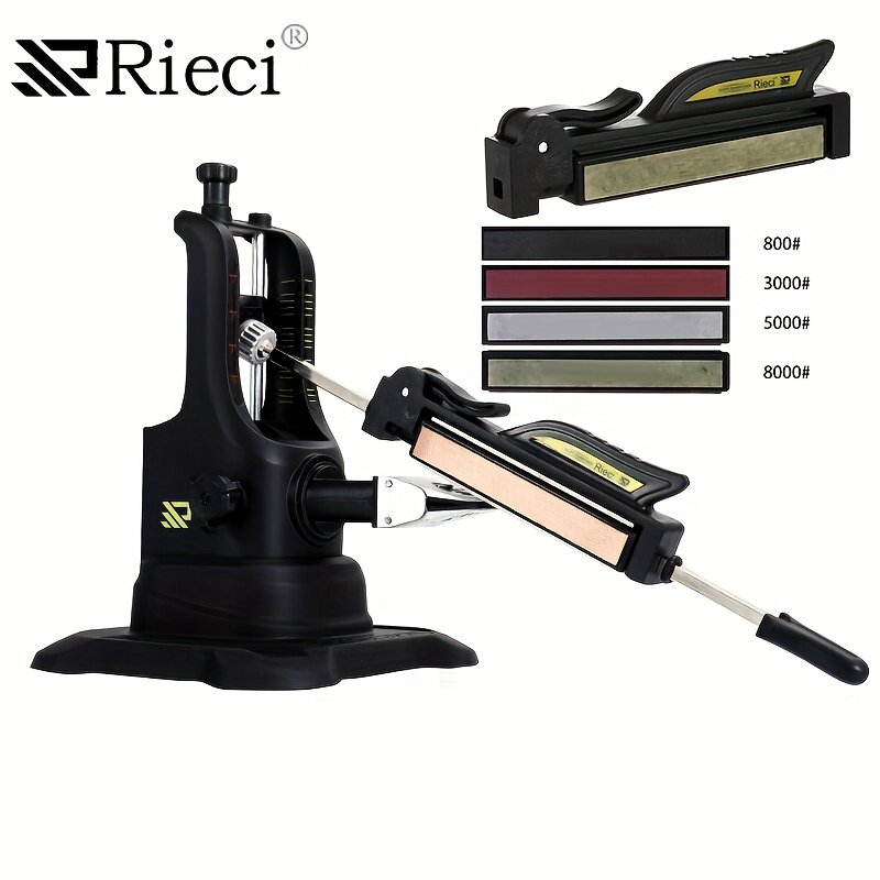 Rieci专业精密调节定角磨刀器工具 完整的角度可调磨刀石磨刀系统