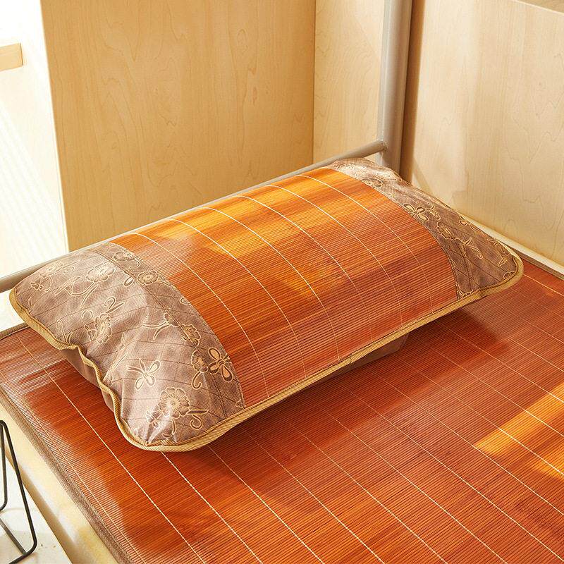 凉席枕套枕头套一对信封式夏季人冰丝软枕席枕片只装提花