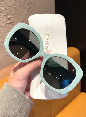 复古墨镜女高级感太阳眼镜ins防晒大脸显瘦韩版街拍网红防紫外线