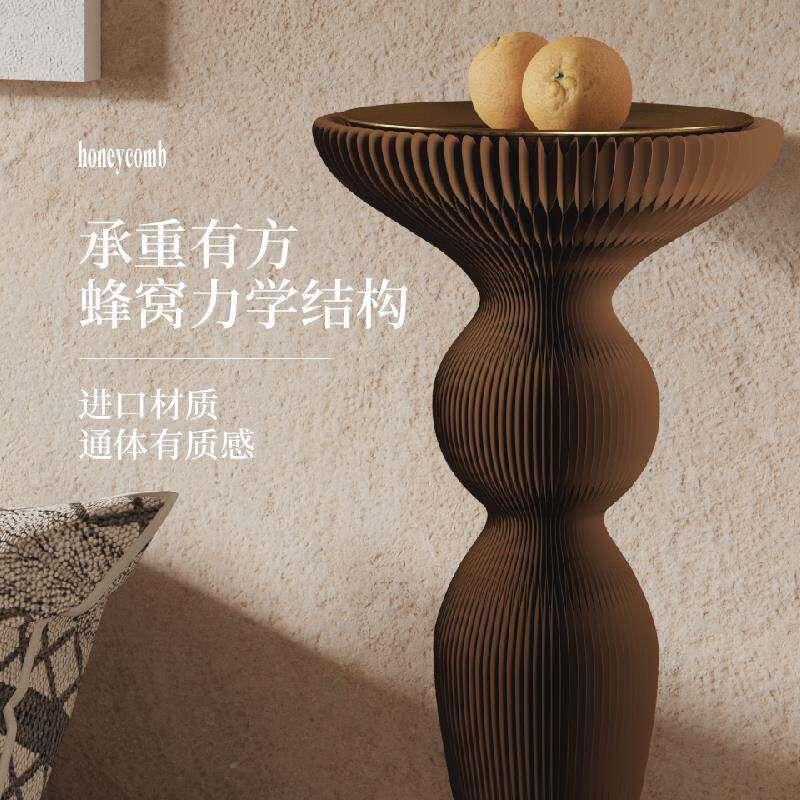 花架NXX落置地子物架室内客厅中花盆架新式轻奢摆件饰品植物架图片