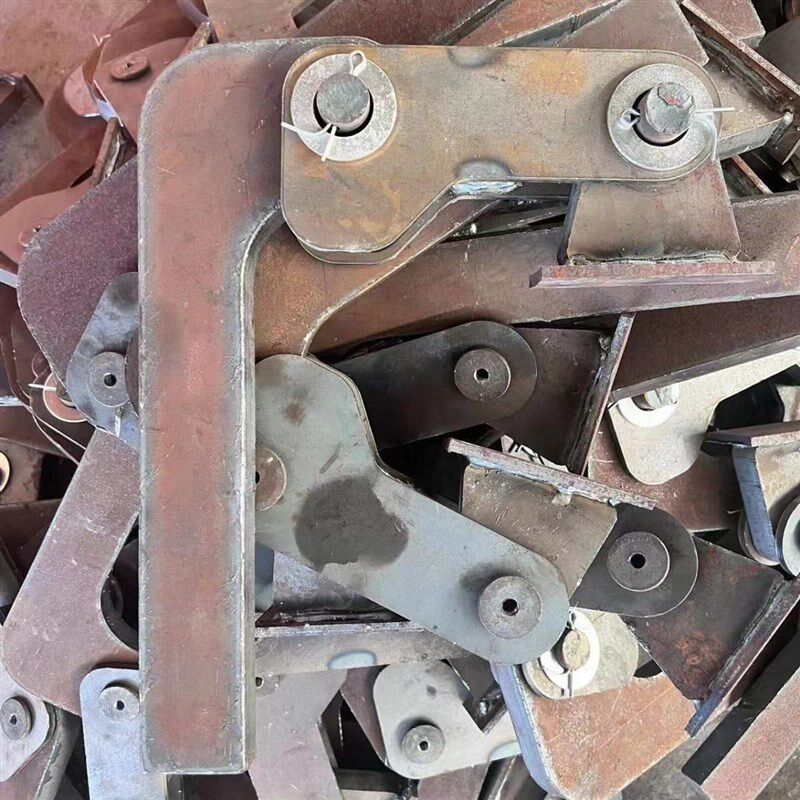 自卸车工程翻斗车渣土车后门上挂钩七字钩上铰接二次翻转改装配件