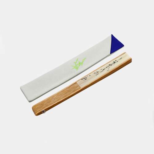 Fan风度竹叶扇袋丝绸刺绣扇套折扇保护袋扇子配件文创送礼定制