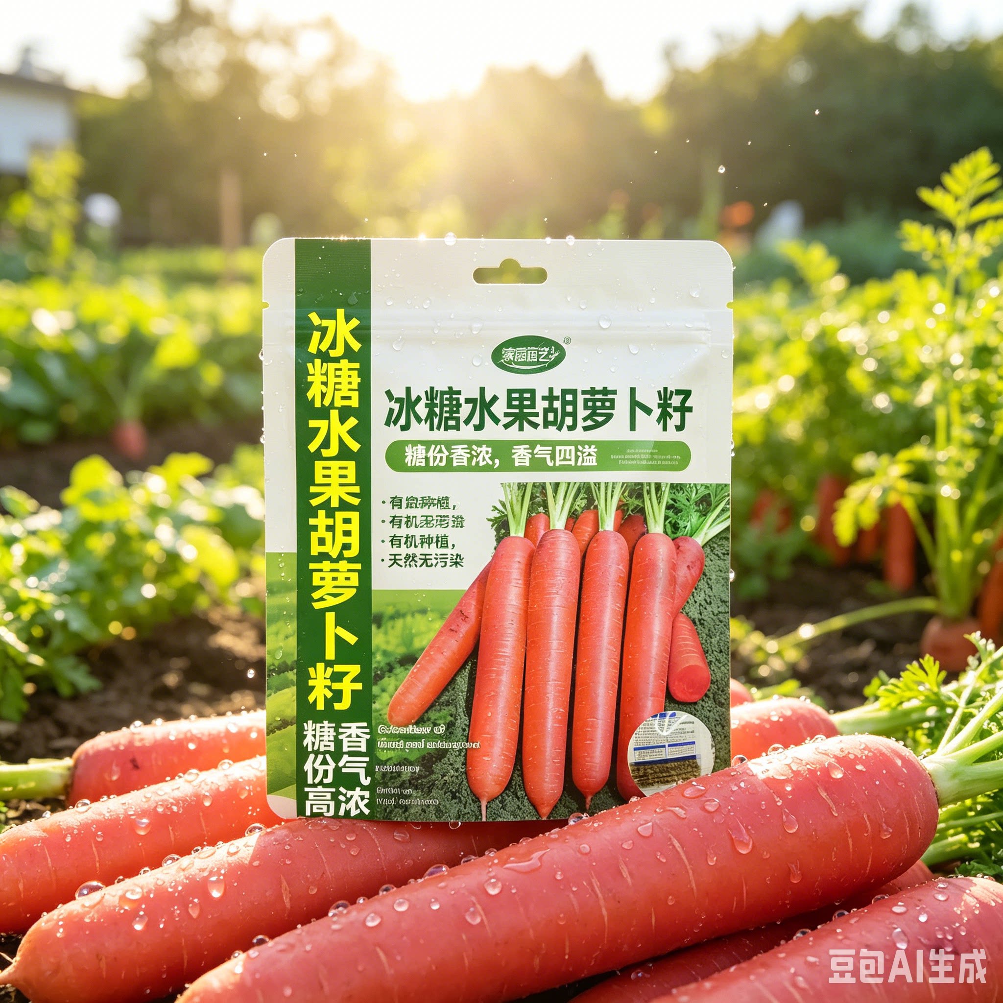 【糖心水果胡萝卜种子】波玫瑰红胡萝卜种籽甜脆红胡萝卜种子xy2