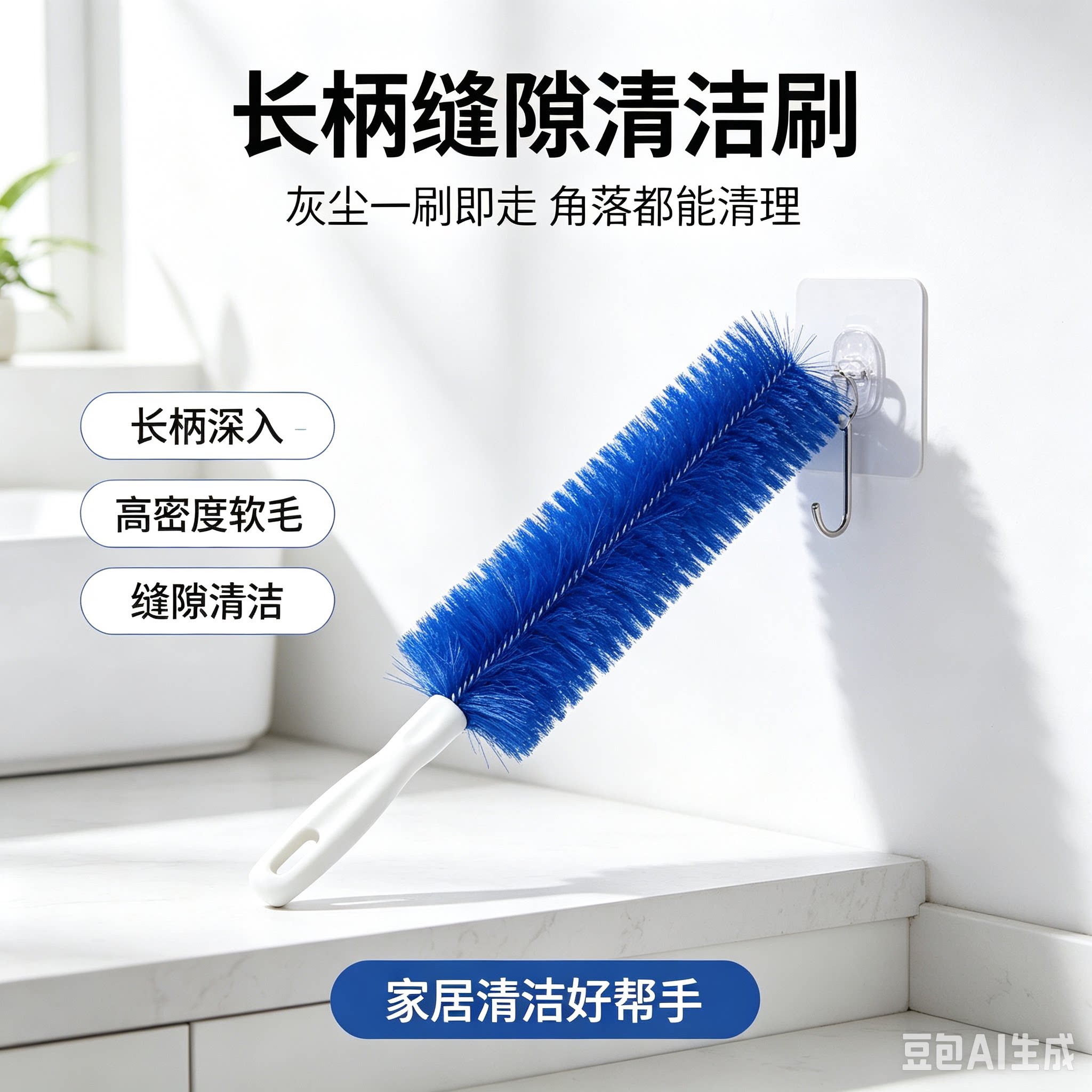 【拍一发2】大号除尘掸风扇刷可弯曲纱窗百叶窗除尘掸子空调刷xy2