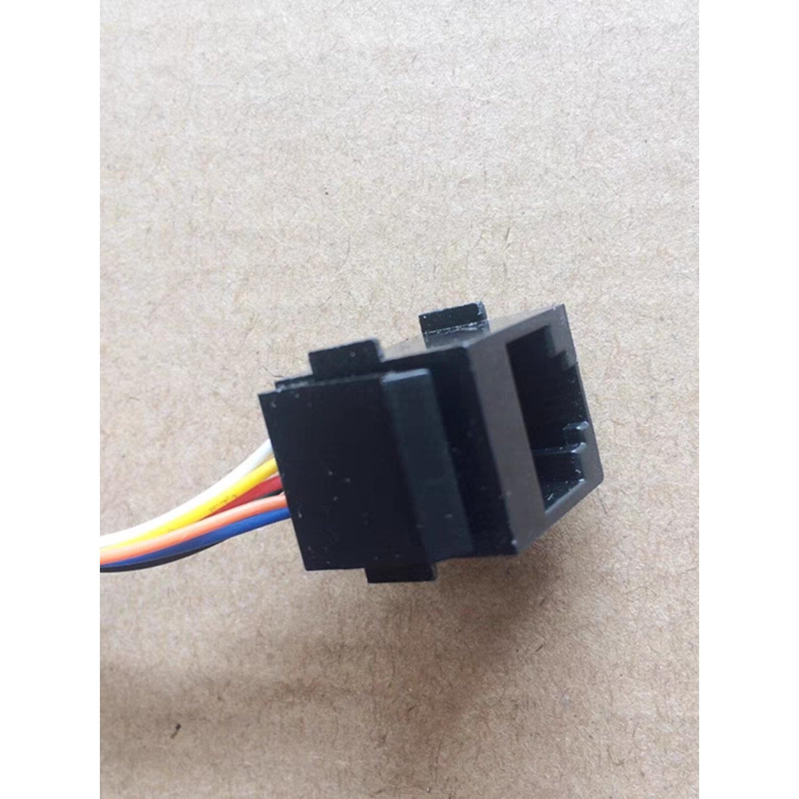 立林L8-5004彩色可视门铃对讲RJ45转接线8芯转网口水晶头连接数据