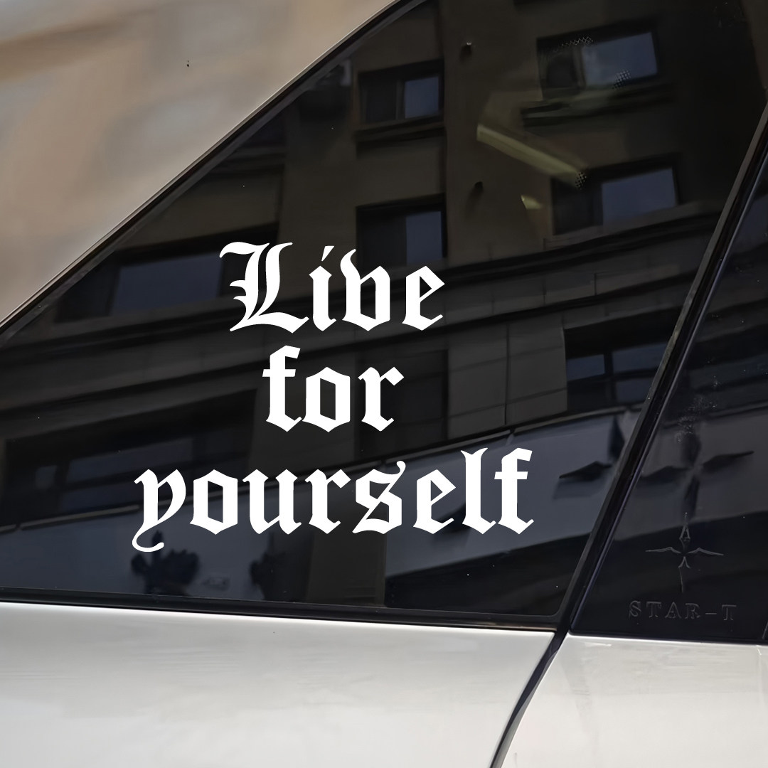 权志龙Liveforyourself贴纸