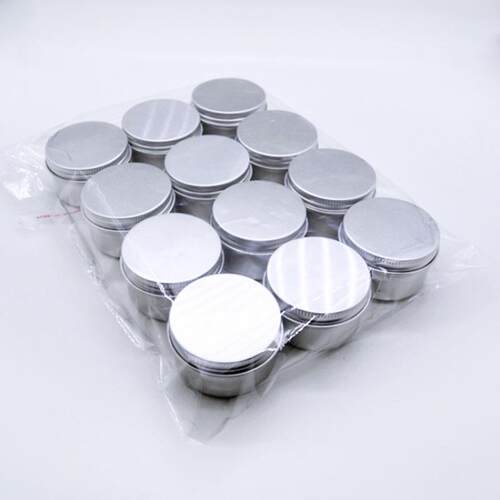 402ml50*32圆形铝盒 紫草装膏盒鱼钩渔线化妆品试用包装盒 1个/套