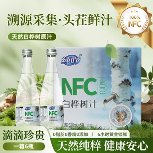 纯吖！白桦树汁320ml×6瓶